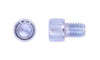 #10-24 x 3/8" Socket Head Cap Screw, Alloy Steel, Zinc Clear - FT