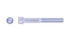 5/16"-18 x 2" Socket Head Cap Screw, Alloy Steel, Zinc Clear - PT