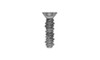 #4-24 x 3/4" Phillips Flat Head Sheet Metal Screw, High-Low Thread, Steel, Black Oxide Coated  (Box of 10000)