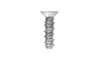 #4-24 x 1/4" Phillips Flat Undercut Head Sheet Metal Screw, High-Low Thread, 18-8 Stainless Steel  (Box of 5000)