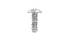 #8-18 x 1/2" Phillips Truss Head Sheet Metal Screw, High-Low Thread, Steel, Zinc Plated #6 Head (Box of 10000)