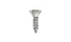 #14-14 x 1-1/4" Torx Flat Head Sheet Metal Screw, Type AB, Steel, Zinc Plated  (Box of 2500)