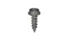 #10-16 x 3/4" Slotted Hex Washer Head Sheet Metal Screw, Type AB, Steel, Black Oxide Coated  (Box of 6000)
