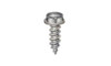 #14-14 x 2-1/2" Unslotted Hex Washer Head Sheet Metal Screw, Type AB, 18-8 Stainless Steel  (Box of 250)
