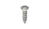 #10-16 x 1" Phillips Oval Head Sheet Metal Screw, Type AB, Steel, Zinc Plated  (Box of 5000)