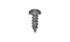 #12-14 x 1" Phillips Pan Head Sheet Metal Screw, Type AB, 18-8 Stainless Steel, Black Oxide Coated  (Box of 2000)