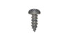 #10-16 x 1" Phillips Pan Head Sheet Metal Screw, Type AB, Steel, Zinc Black  (Box of 5000)