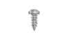 #8-18 x 1/2" Pozi Pan Head Sheet Metal Screw, Type AB, Steel, Zinc Plated  (Box of 10000)