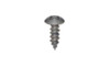 #10-16 x 1/2" Phillips Truss Head Sheet Metal Screw, Type AB, Steel, Black Oxide Coated  (Box of 8000)