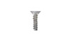 #6-20 x 1/2" Phillips Flat Undercut Head Sheet Metal Screw, Type B, Steel, Zinc Plated  (Box of 10000)