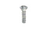 #6-20 x 1/2" Phillips Oval Head Sheet Metal Screw, Type B, Steel, Zinc Plated  (Box of 10000)