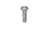 #12-14 x 3/8" Phillips Pan Head Sheet Metal Screw, Type B, Steel, Zinc Plated  (Box of 8000)