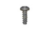 #4-24 x 7/8" Phillips Pan Head Sheet Metal Screw, Type B, Steel, Zinc Black  (Box of 10000)