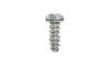 #4-24 x 1/2" Slotted Pan Head Sheet Metal Screw, Type B, Steel, Zinc Plated  (Box of 10000)
