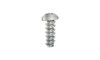 #6-20 x 3/8" Phillips Round Head Sheet Metal Screw, Type B, Steel, Zinc Plated  (Box of 10000)