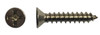 #6-18 x 3/4" Phillips Flat Head Sheet Metal Screw, Type A, 18-8 Stainless Steel