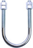3" #137 U-Bolt with Nuts, Plated