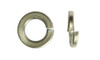 M10 Lock Washer Din 127B, Low Carbon Steel, Zinc Clear