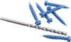 3/16 x 1 1/4 Concrete Screws with Drill Bit Hex Head (100 Count)
