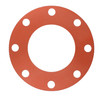 Red Rubber (SBR) Gasket - 5" 150# FF 1/16" (10 in OD)