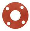 Red Rubber (SBR) Gasket - 2" 150# FF 1/8" (6 in OD)