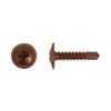 #8 x 1-7/8 Self-Drilling K-Lath Tek Screw, Black Phosphate, Modified Truss Wafer Head, Phillips (Box of 2000)