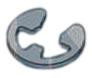 5/8" Type E Retaining Ring Spring Steel Phosphate Coated (0.625") (Box of 2000)