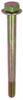 M10-1.5 x 110 Flange Bolt Din 6921, Grade 10.9, Zinc Yellow ((Box of 200))