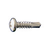 8 X 1/2 PHILLIPS PAN HEAD SELF DRILL SCREWS 410 STAINLESS STEEL (Box of 10000)