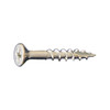 8 X 2 PHILLIPS FLAT W/NIBS TYPE 17 COARSE WOOD SCREWS ZINC (Box of 3500)