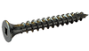 #12-8 x 4" 18-8 Stainless Steel Deck Screw, Bugle Head, Square Drive, Type 17 Point (Box of 500)