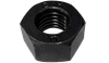 1"-8 Heavy Hex Structural Nut, A194 2H, Steel, Plain, Domestic (Box of 75)