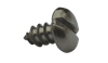 #4-24 x 7/16" Slotted Pan Head Sheet Metal Screw, Type AB, 18-8 Stainless Steel (Box of 5,000)