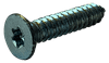 #8-18 x 1-1/2" Torx Flat Head Sheet Metal Screw, Type AB, Steel, Zinc Plated (Box of 4,000)