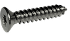 1/4"-14 x 1-1/2" Torx Flat Head Sheet Metal Screw, Type AB, 18-8 Stainless Steel (Box of 1,000)