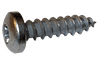 #4-24 x 3/8" Torx Pan Head Sheet Metal Screw, Type AB, Steel, Zinc Plated (Box of 10,000)