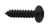 #10-16 x 5/8" Torx Pan Head Sheet Metal Screw, Type AB, 18-8 Stainless Steel, Black Oxide (Box of 3,000)