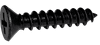 #14-10 x 1-1/4" Phillips Flat Head Sheet Metal Screw, Type A, Steel, Black Oxide Coated (Box of 2,500)