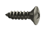 #6-18 x 2" Phillips Oval Head Sheet Metal Screw, Type A, 18-8 Stainless Steel (Box of 2,000)