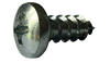 #8-15 x 2" Phillips Pan Head Sheet Metal Screw, Type A, Steel, Zinc Plated (Box of 2,000)