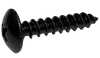 #6-18 x 5/8" Phillips Truss Head Sheet Metal Screw, Type A, Steel, Zinc Black (Box of 10,000)
