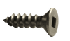 #6-18 x 1/2" Square Flat Head Sheet Metal Screw, Type A, 18-8 Stainless Steel (Box of 5,000)