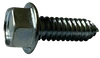 #10-12 x 1-1/2" Unslotted Hex Washer Head Sheet Metal Screw, Type A, Steel, Zinc Plated (Box of 2,000)