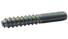 5/16"-18 x 2" Hanger Bolt, Steel, Zinc Clear - FT (Box of 1,000)