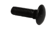 1/4"-20 x 1-3/4" Carriage Bolt Low Carbon Steel, Zinc Black - FT (Box of 1,000)