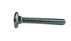 1/4"-20 x 1-3/4" Short Neck Flat Head Carriage Bolt Low Carbon Steel, Zinc Clear - FT (Box of 1,200)