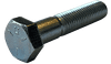 3/8"-24 x 2-1/2" Hex Cap Screw Grade 5, Zinc Clear - PT (Box of 400)