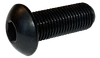 #10-32 x 1-1/4" Button Head Socket Cap Screw, Fine Thread, Alloy Steel, Plain (Box of 100)