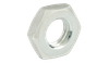 M12-1.75 Hex Jam Nut, DIN 439, Class 04, Steel, Zinc Clear (Box of 500)