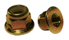M5-0.8 Flange Stop Nut Nylon Insert Lock Nut, DIN 6926, Class 8, Steel, Zinc Yellow (Box of 2,500)